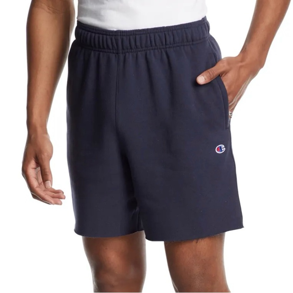 Champion Men's Color Blue 7 Inseam Fleece Shorts Sz  S NWT